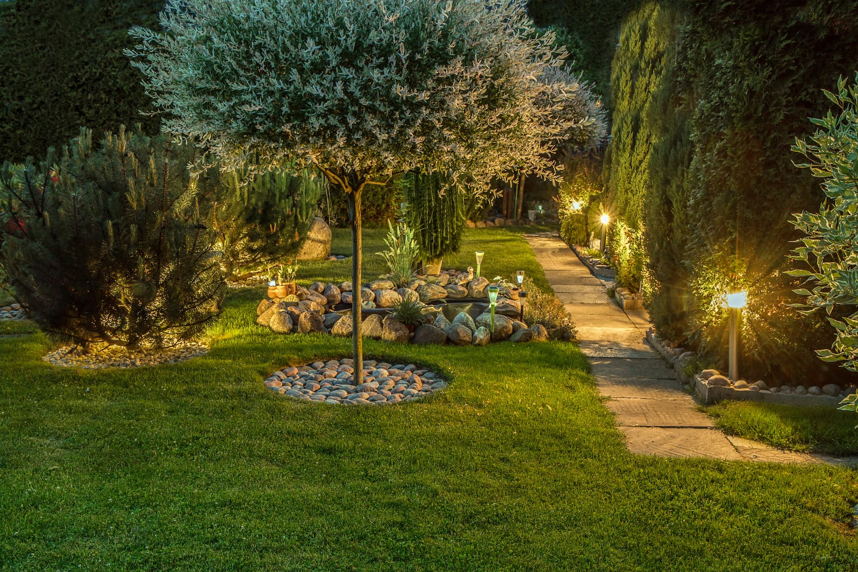 Jardin moderne
